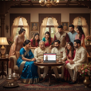 Rajput family from Gorakhpur using Siyaswayamver’s matrimonial website to find a life partner.
